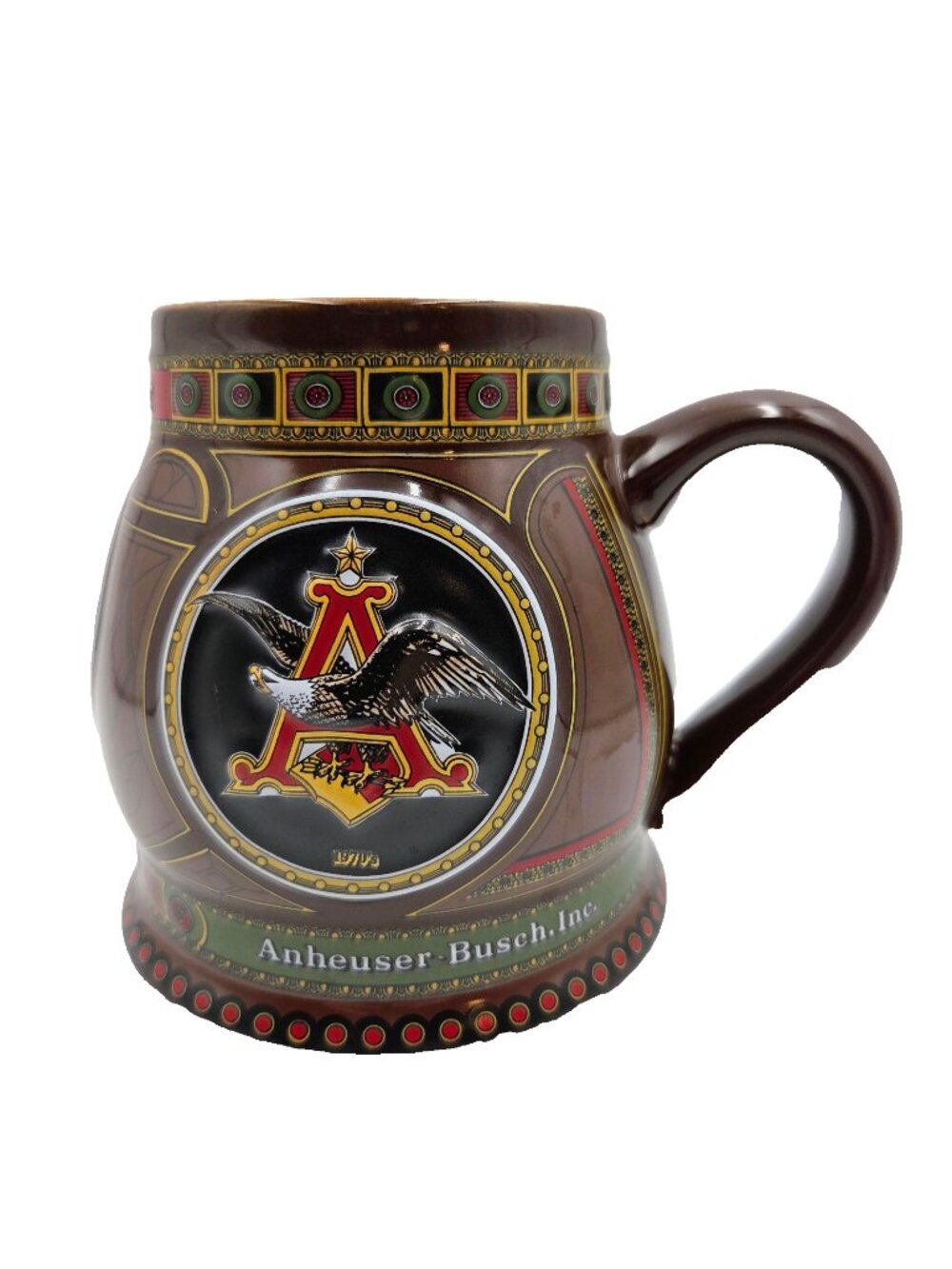 Vintage 1995 Anheuser-Busch Beer Stein A & Eagle Beer Mug Cup Read